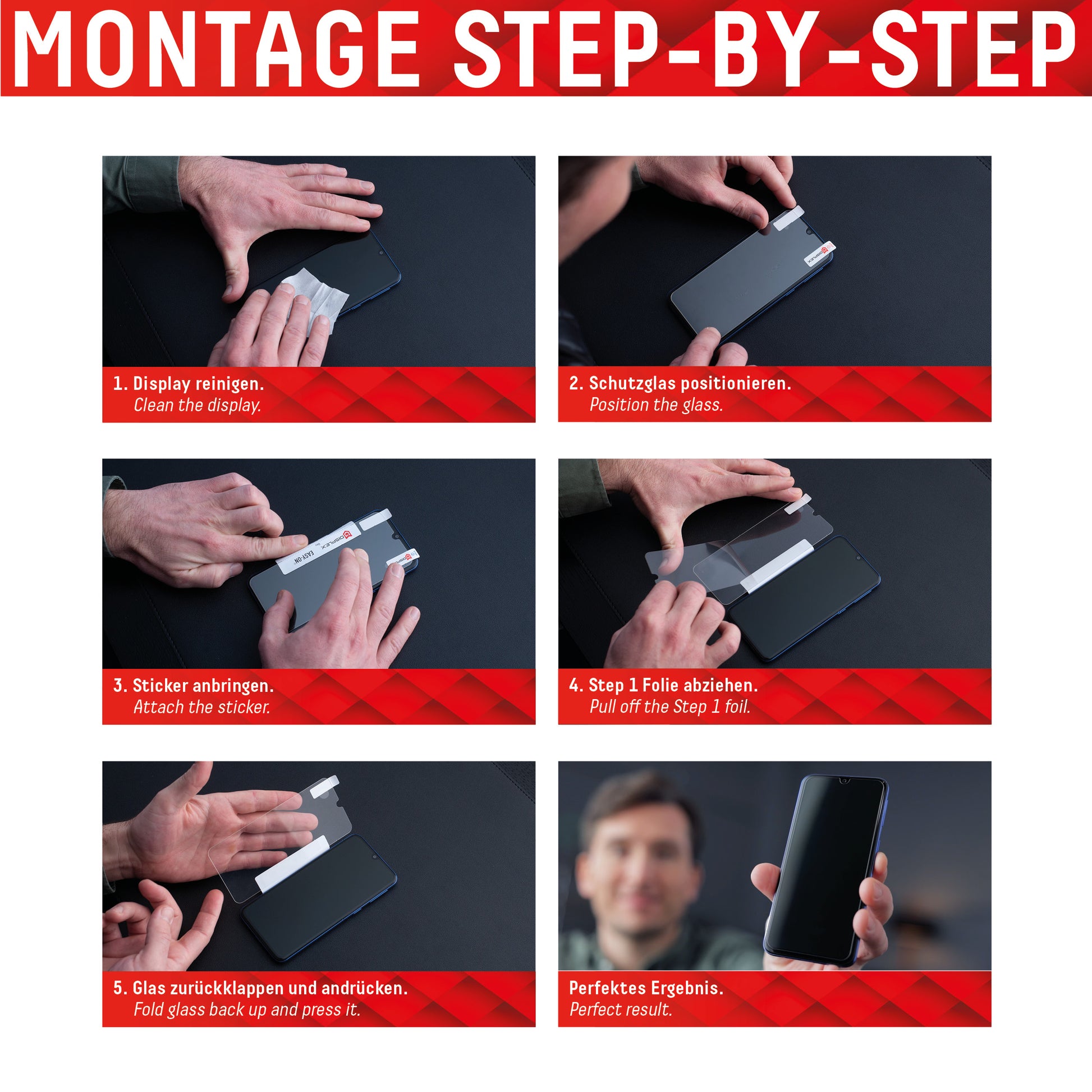 Displex Displayschutz (Panzerglas), 10H – für Redmi Note 9T