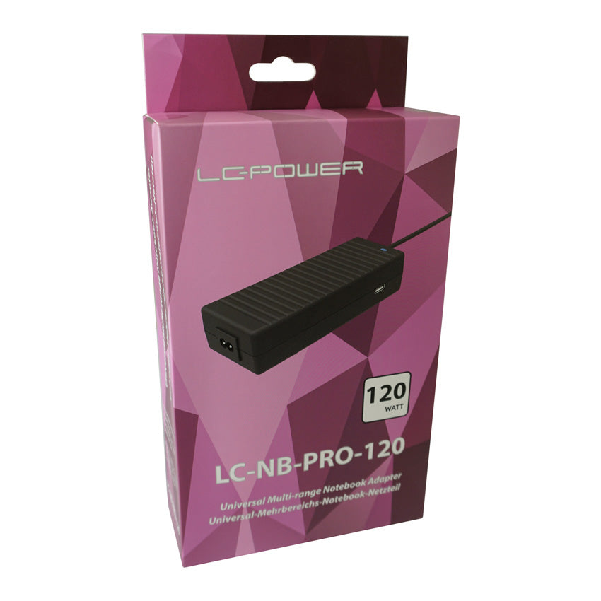 LC-Power LC-NB-PRO-120 Netzteil 120 W – für Acer, Asus, Dell und andere