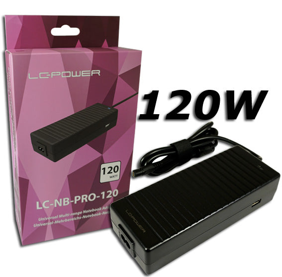 LC-Power LC-NB-PRO-120 Netzteil 120 W – für Acer, Asus, Dell und andere