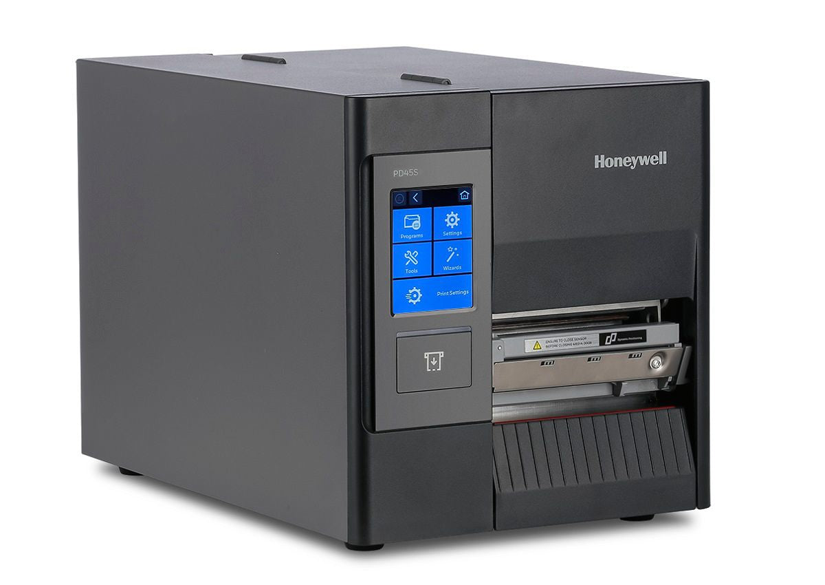 Honeywell PD45S0C – Etikettendrucker, Thermodirekt/Thermotransfer, Peel-off, Rewinder, LAN, 203 dpi