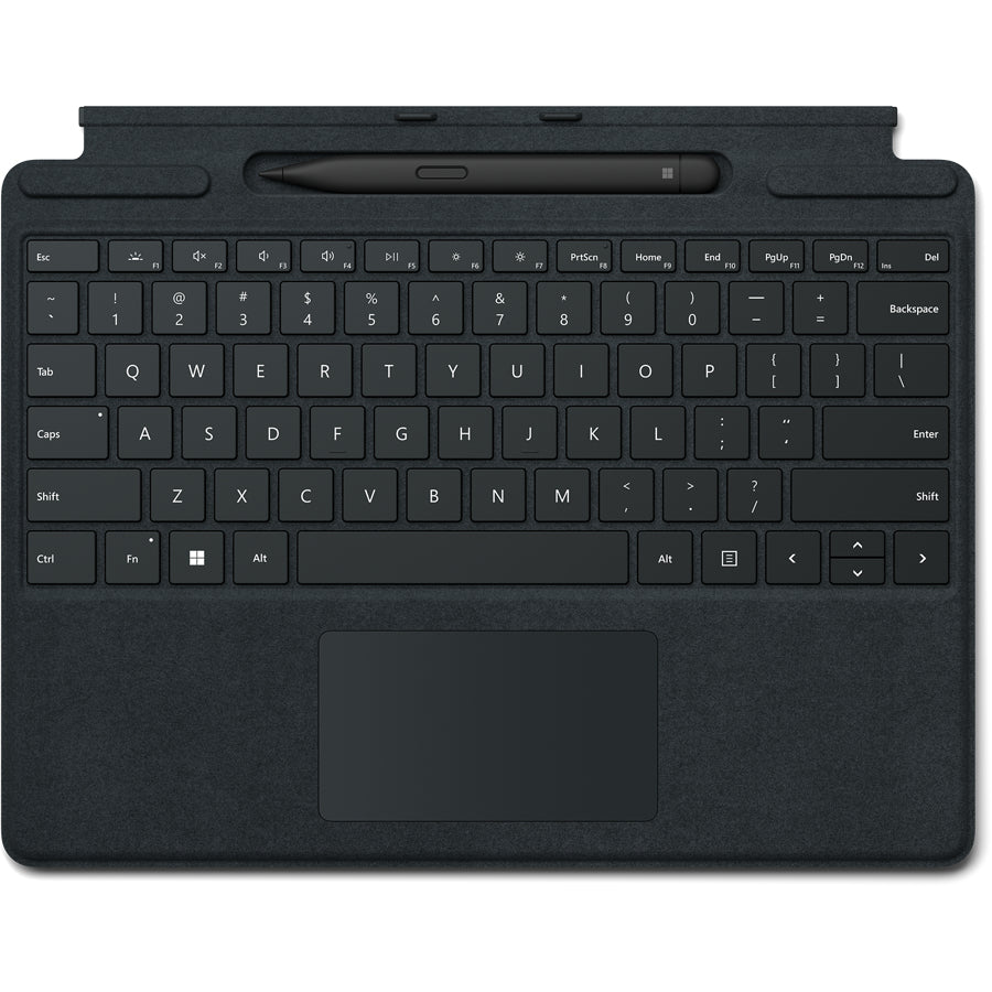 Microsoft Tastatur-Case für Surface Pro 8/Pro X – Smart Connector, QWERTZ (CH), mit Touchpad – Schwarz