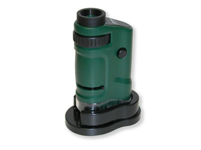 Carson MicroBrite Taschenmikroskop – 20–40×, LED, grün