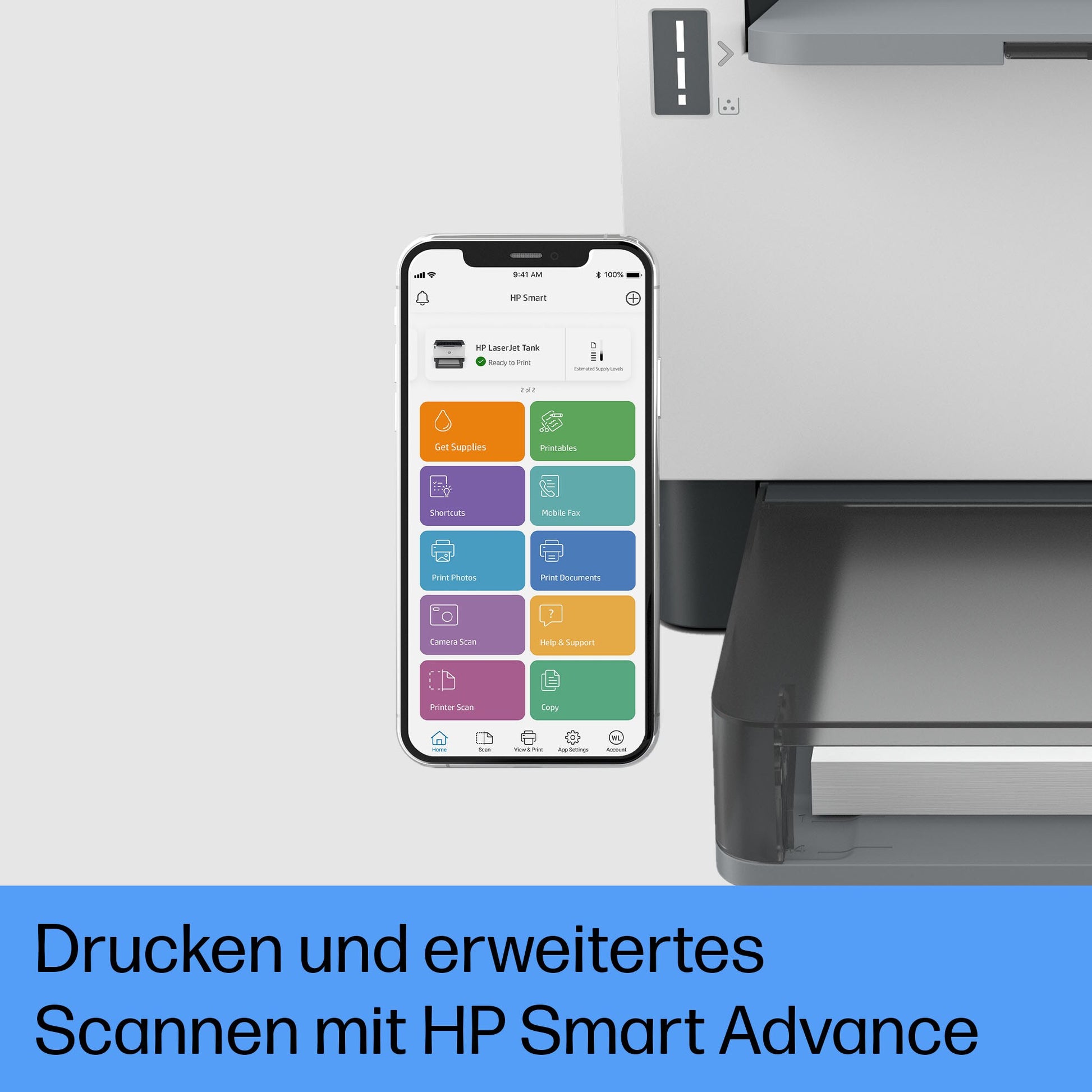 HP LaserJet Tank 1504W – S/W, WLAN