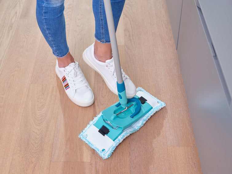 Leifheit Wischbezug Super Soft – 1 Stk. – Polyester – Hellblau – für Clean Twist M Ergo