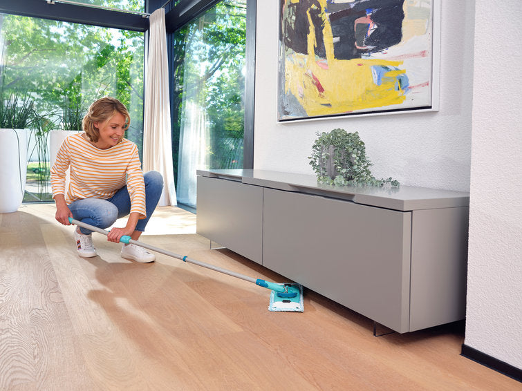 Leifheit Wischbezug Super Soft – 1 Stk. – Polyester – Hellblau – für Clean Twist M Ergo