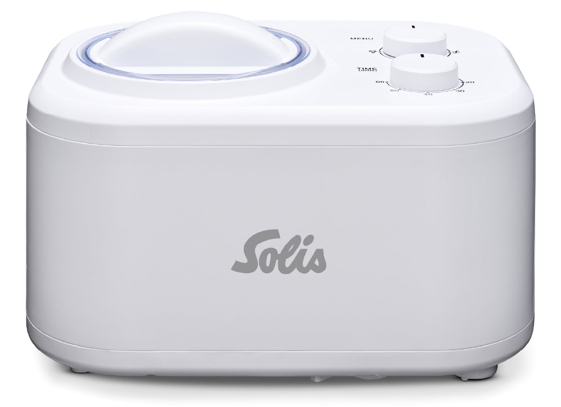 Solis Eismaschine Gelatissima 8503 – 1 l, 100 W, eingebauter Kompressor – weiss