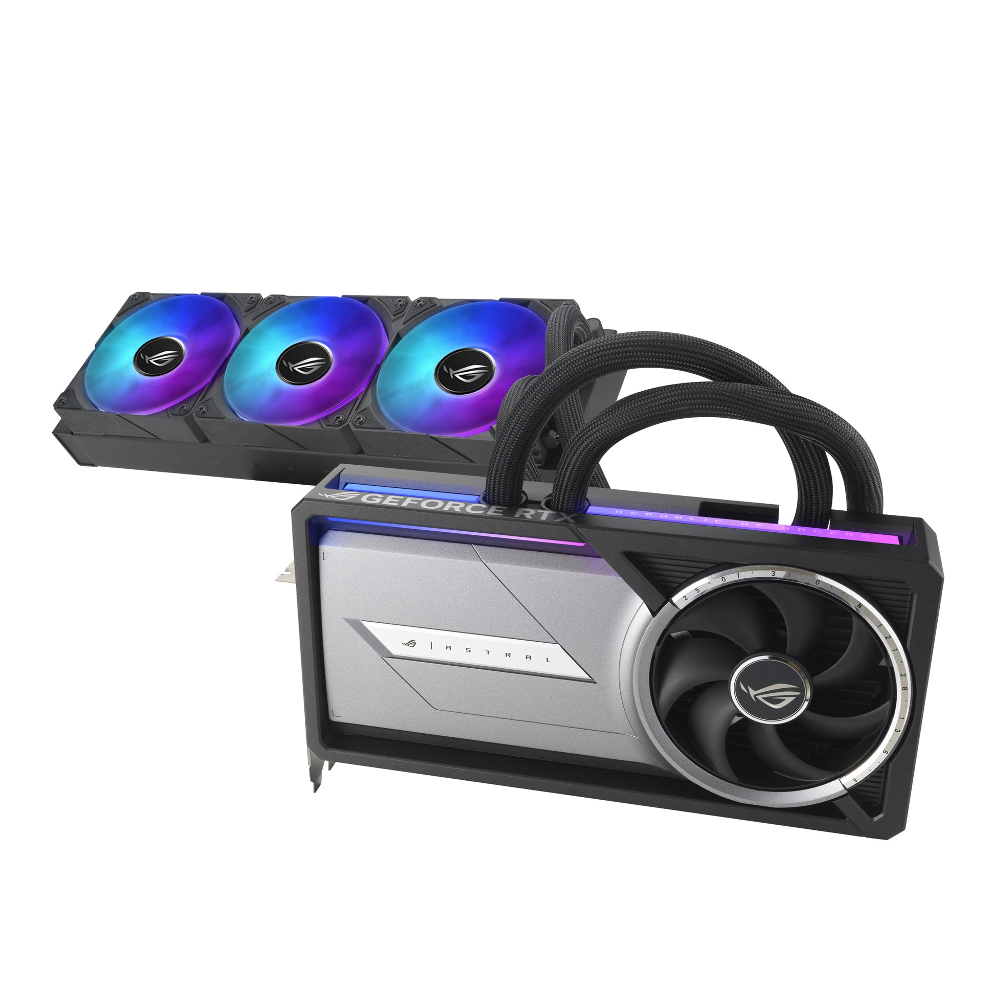 ASUS ROG-ASTRAL-LC-RTX5090-O32G-GAMING – PCIe Grafikkarte – 3×DP, 1×HDMI, PCIe 5.0, 1×16-Pin