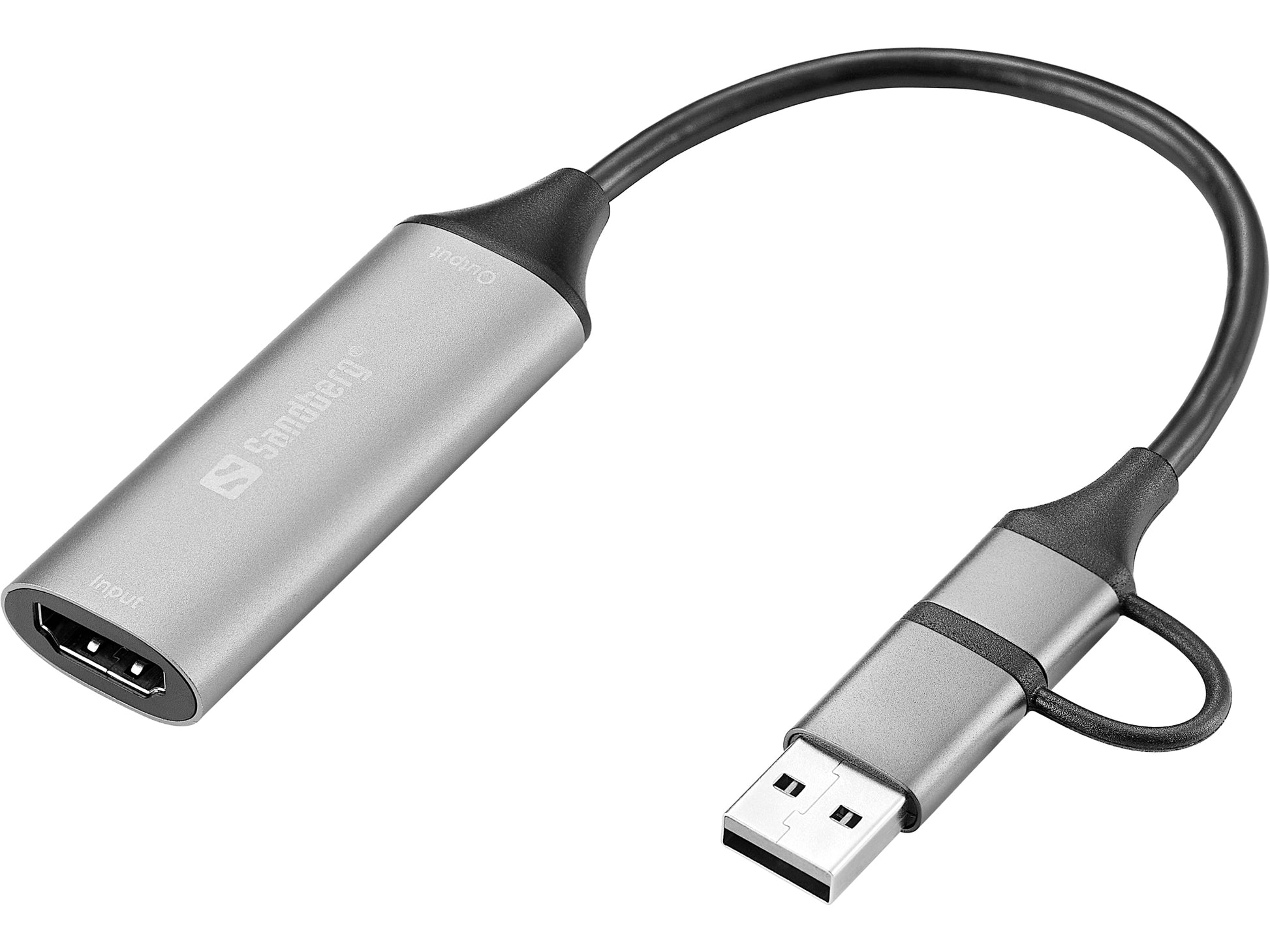 Sandberg HDMI auf USB-C + USB-A Multiport-Adapter