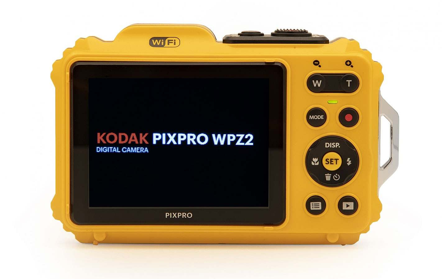 Kodak WPZ2 – Outdoor-Kompaktkamera, 16,4 MP 1/2,3", 1080p, 4× optischer Zoom, Gelb