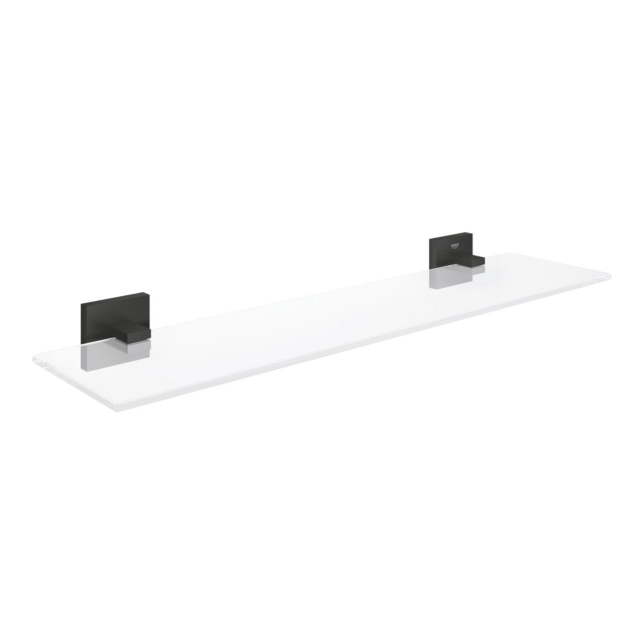 GROHE Seifenhalter Start Cube – Metall, Klebestreifen, 53×7,9 cm, Schwarz
