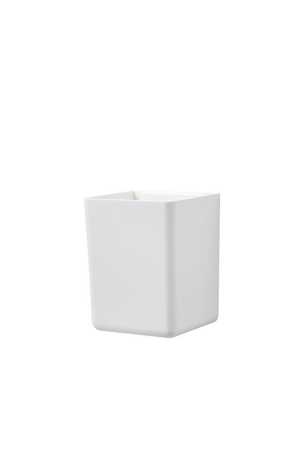 TESA Aufbewahrungsbox BABOO – 8,6×8×11 cm, Kunststoff, Weiss
