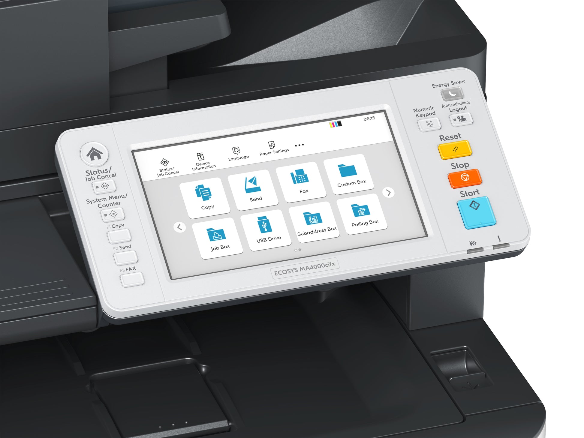 KYOCERA ECOSYS MA4000cifx – Farbiges Laser-MFP A4, 4-in-1 – USB/LAN – Duplex, Duplex-ADF – 40 S./Min. S/W