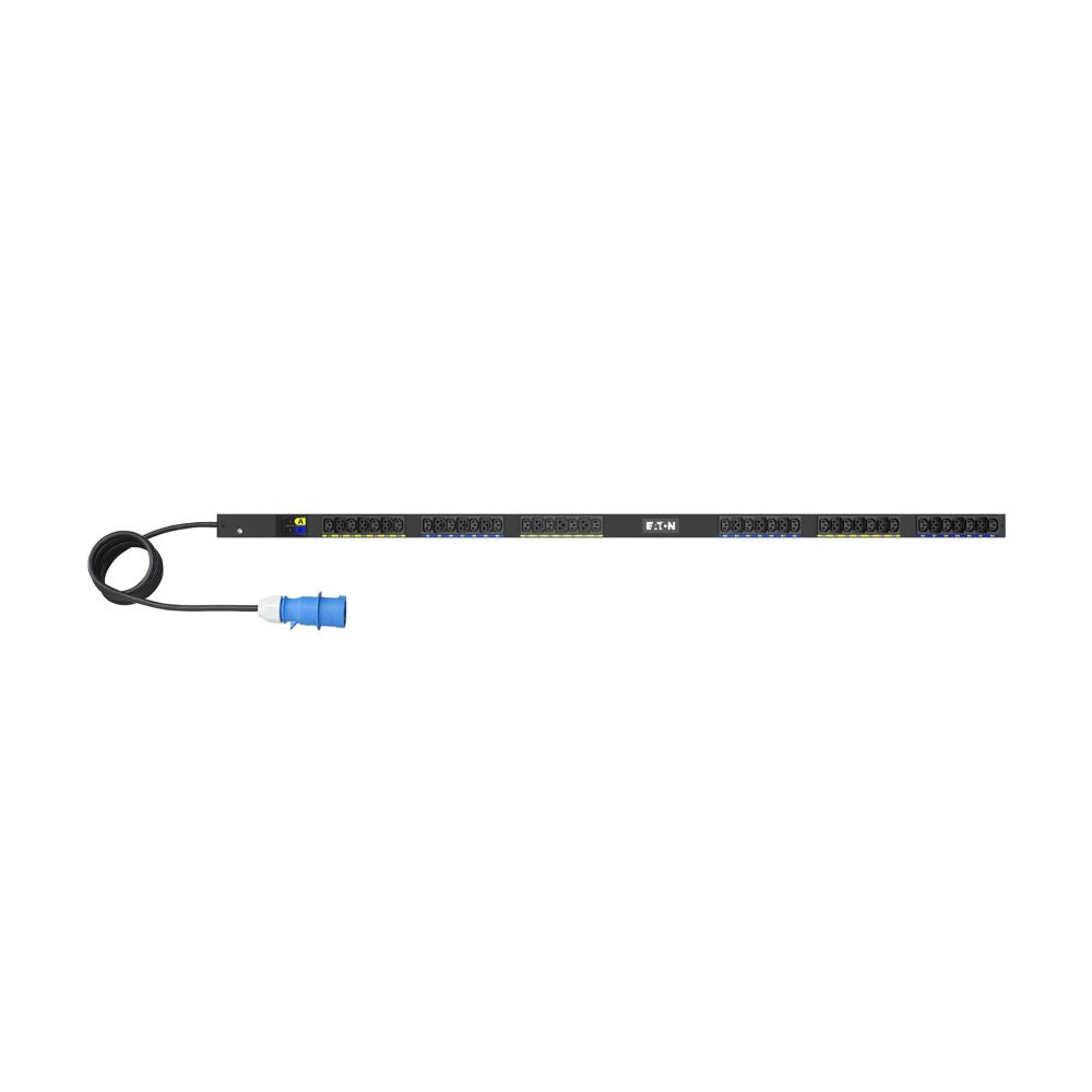 Eaton G4 Rack-PDU (24×C13 + 18×C39), Basic, 1-phasig 7,4 kW, Eingang CEE 32A 1Ph, 3 m, 0U vertikal – schwarz