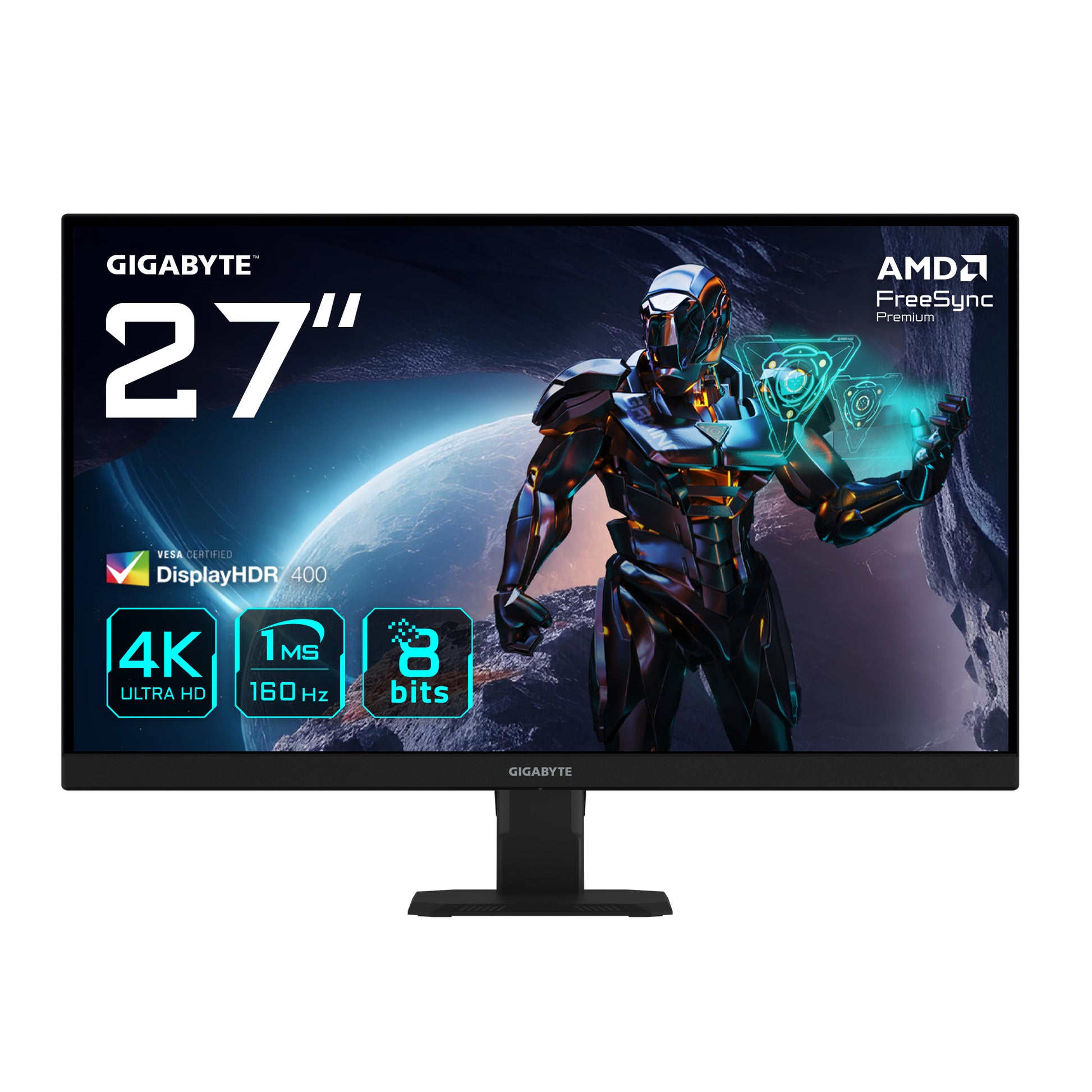 GIGABYTE GS27U – 27", 3840 × 2160 (4K), IPS, 160 Hz, DisplayHDR 400