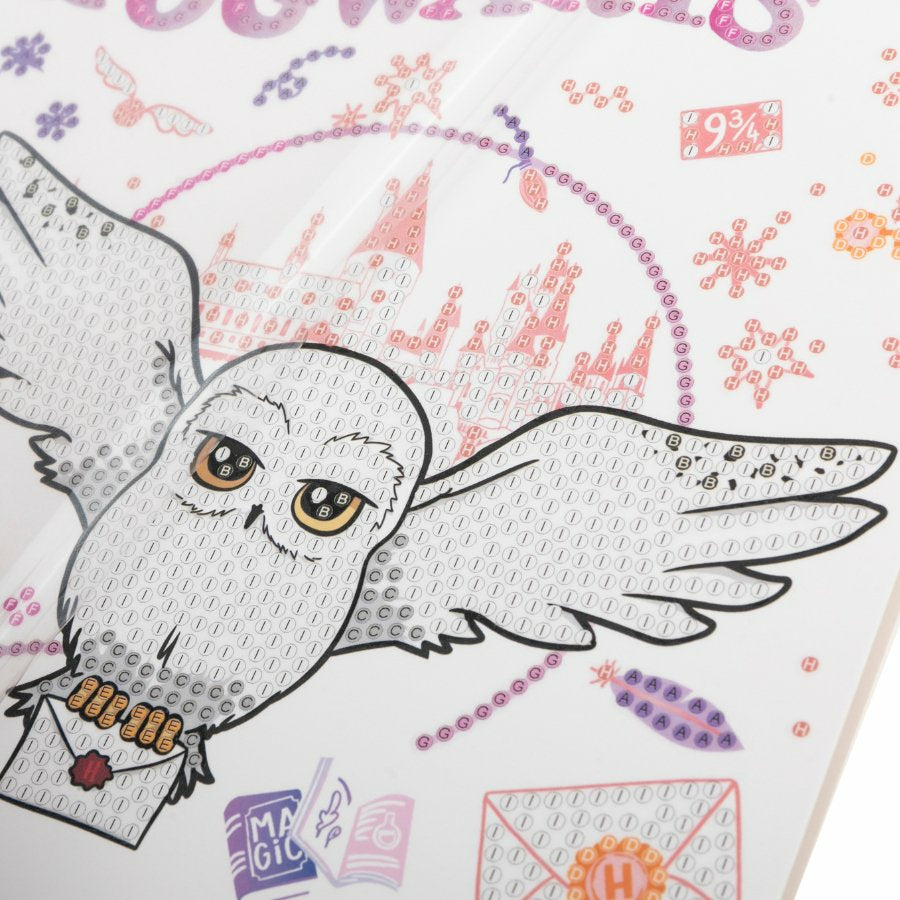CRAFT Buddy Diamond Painting Set Hogwarts & Hedwig – 18 × 18 cm – ab 8 Jahren