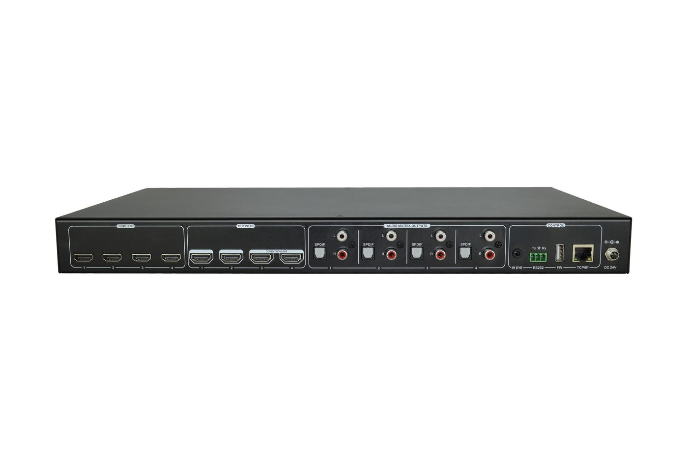 Vivolink AV-Matrix-Umschalter – VLHDMIMAT4X4, HDMI 2.0 4×4, 4K (3840×2160) 18 Gbit/s