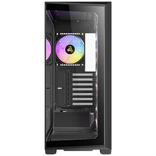 Antec Constellation C3 – PC-Gehäuse (Midi-Tower) – ATX, 4×ARGB-Lüfter, Type-C 3.2 Gen 2, Schwarz