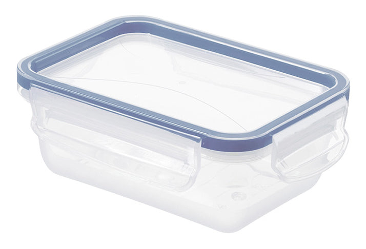Rotho Clic & Lock – Vorratsdose 500 ml, 12 × 16 × 6 cm, Kunststoff, transparent/blau