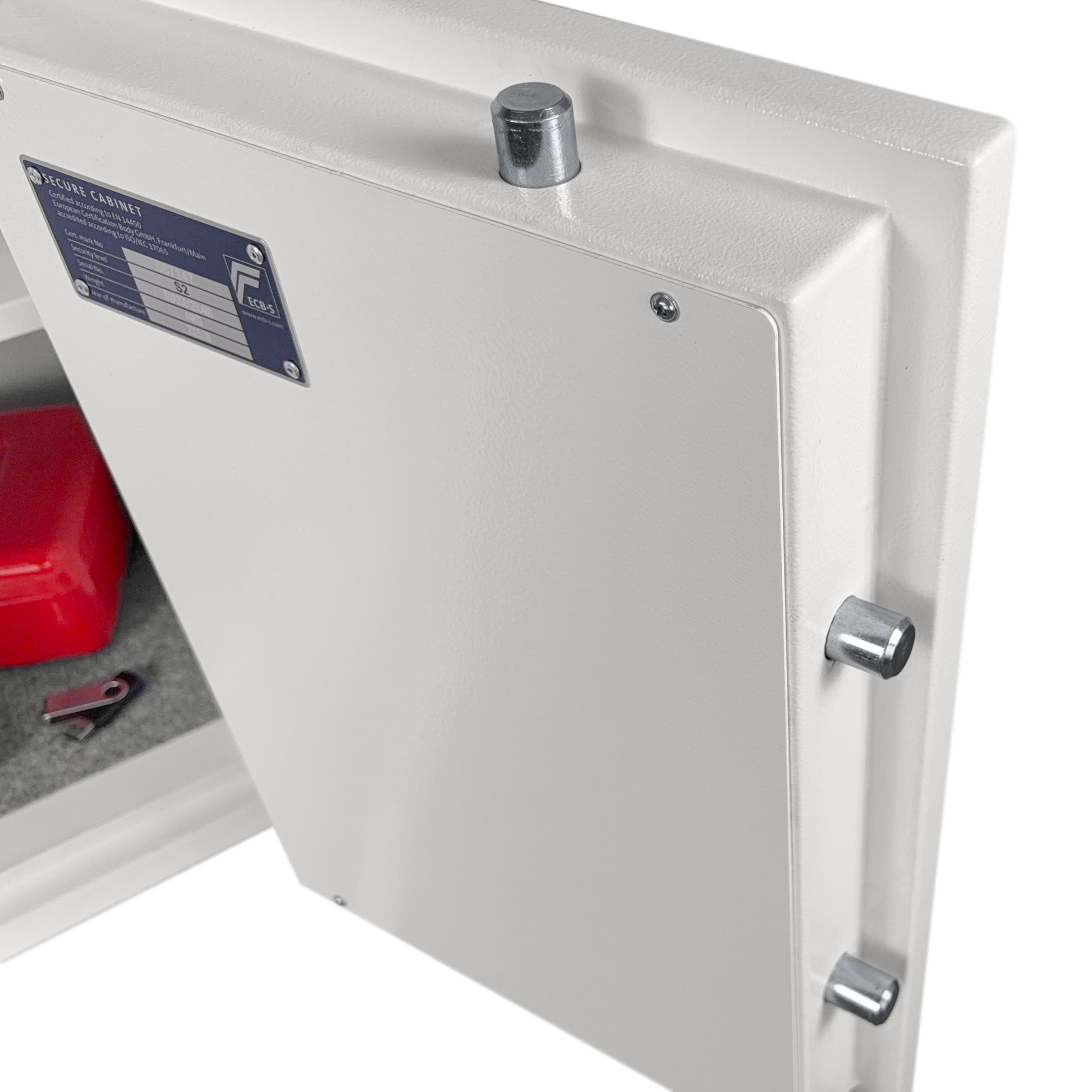 Phoenix Safe Co. Phoenix Tresor Fortress SS1453K – Schlüsselschloss – 46 l – Bodenmontage – Weiss