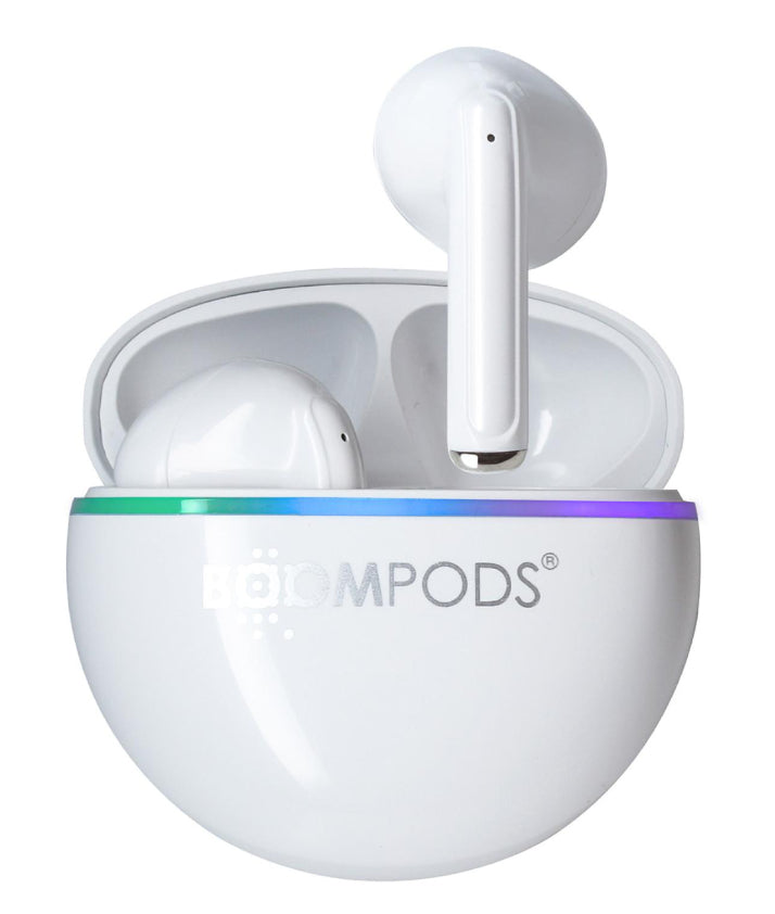 Boompods Earshot TWS In-Ear – Stereo, mit Ladecase, Weiss, BT 5.3