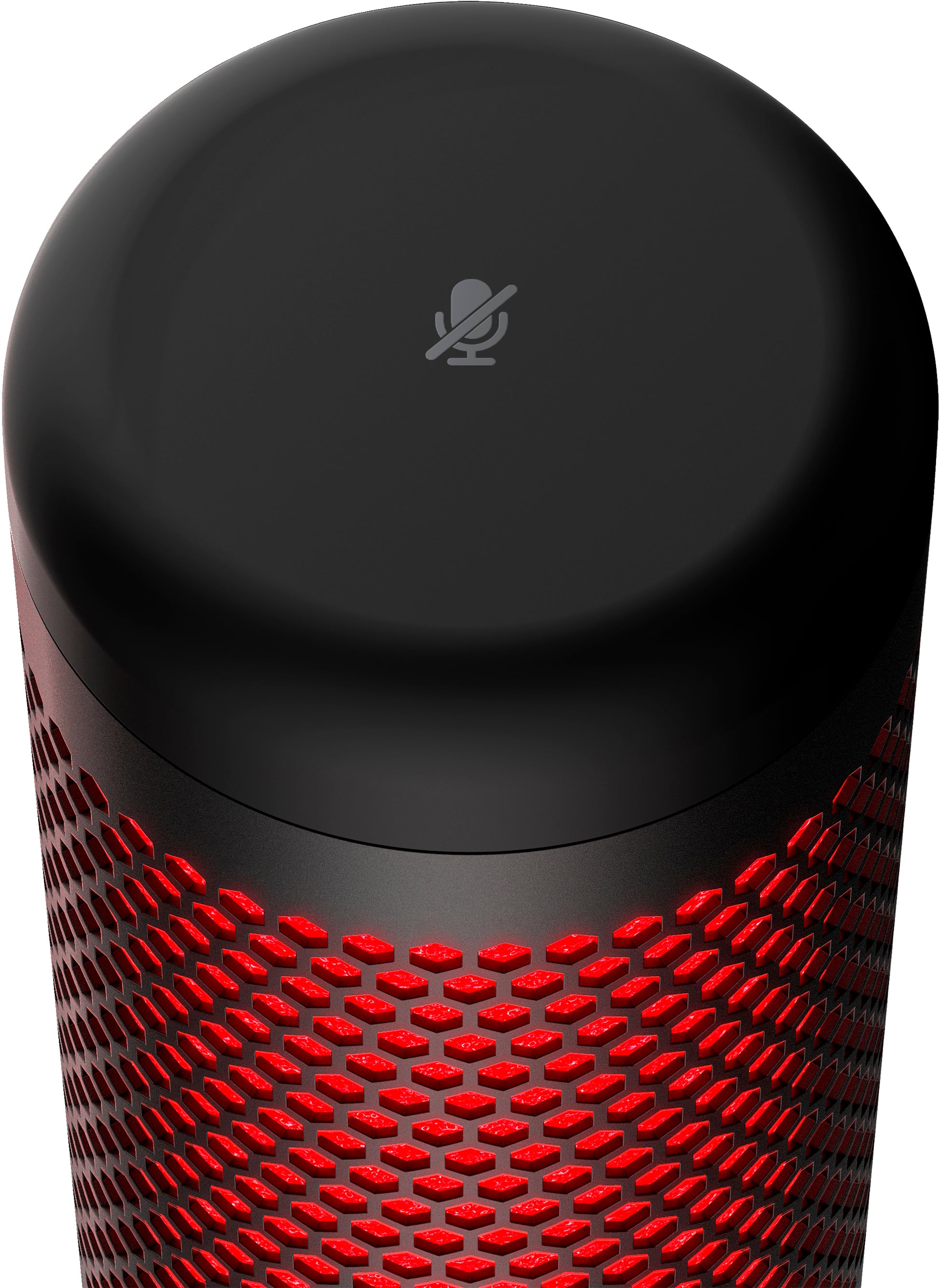 HyperX QuadCast – Tischmikrofon – USB, kabelgebunden, 90 dB SNR, für PC/Mac, PS4/PS5 – Rot