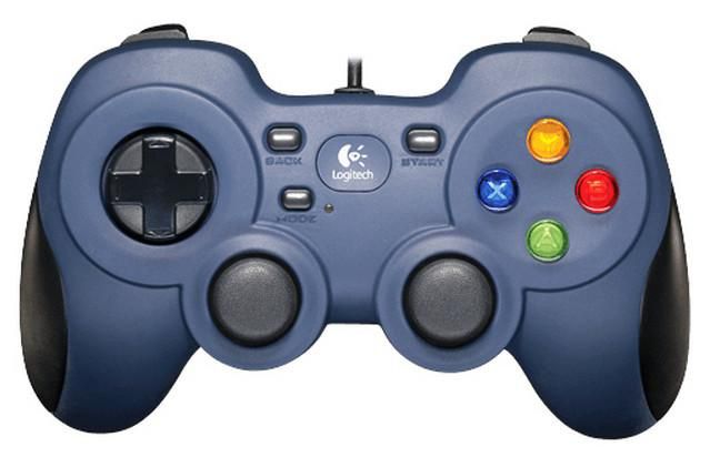 Logitech G F310 – Gamepad – USB (kabelgebunden), Vibration & analoge Sticks, für PC, Schwarz