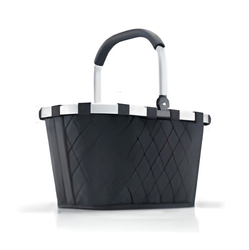Reisenthel Stofftasche, Polyester, Motiv Rhombus Schwarz, 480×290×280 mm