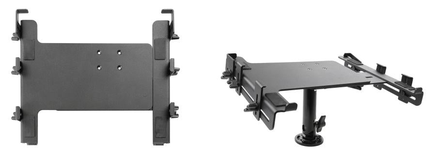 Brodit Fahrzeug-Dock für Laptops mit Gehäusebreite 28,3–38,4 cm (11,1–15,1") – Schraubbefestigung – Schwarz