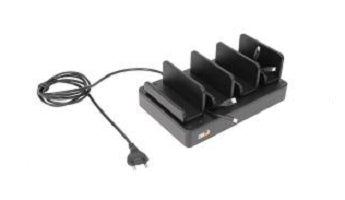 Brodit Ladestation, 4-fach, 5× USB-A, 1× USB-C, mit Netzteil, Schwarz – für Gerät 216202