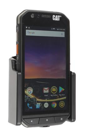 Brodit Tischständer, 360° drehbar, neigbar – für Smartphone – Schwarz, Kunststoff