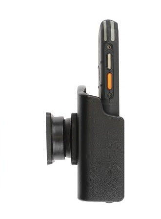 Brodit Tischständer, 360° drehbar, neigbar – für Smartphone – Schwarz, Kunststoff