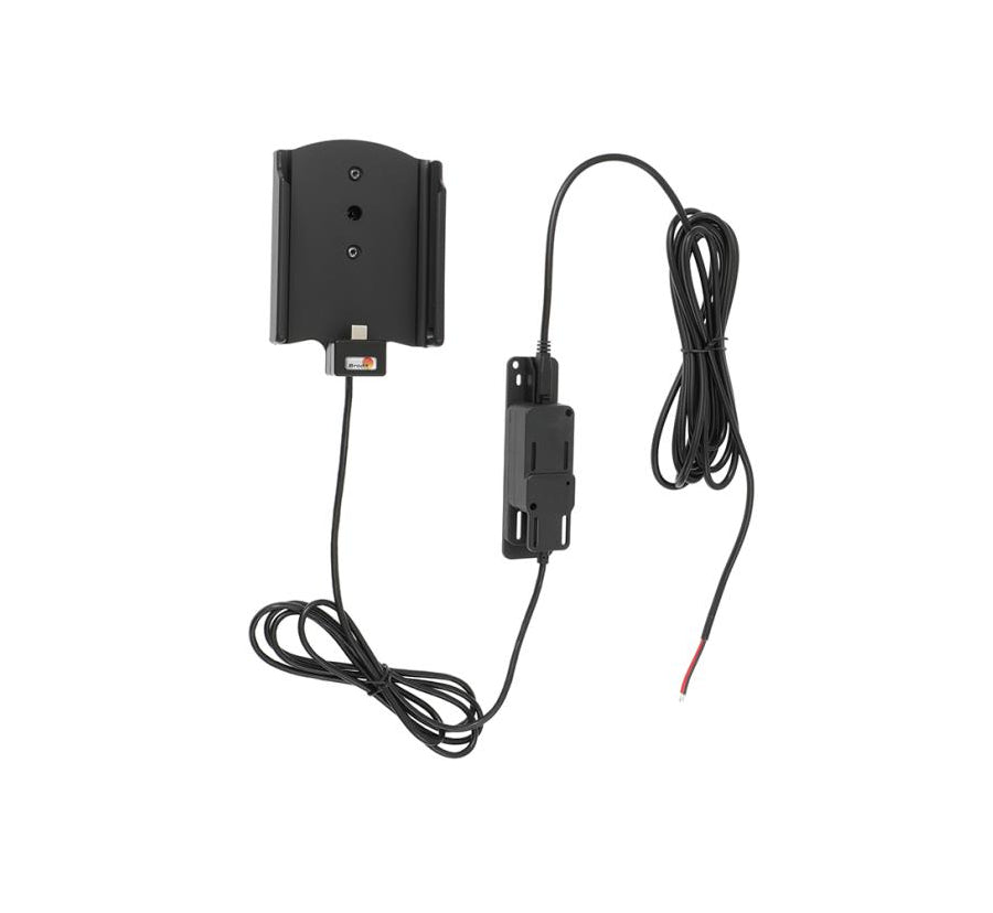 Brodit Auto-Ladegerät – 2× USB-A – Schraubbefestigung, Auto – für Samsung Galaxy A52/A52S 5G – Schwarz