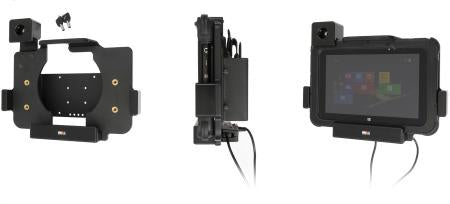 Brodit Fahrzeug-Dock für Zebra ET50/ET51/ET55/ET56 (8,3–8,4") – abschliessbar, mit Ladegerät – Schwarz
