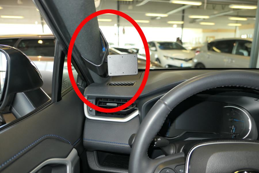 Brodit ProClip – Auto-Halterung – Lüftungsschlitz – für Smartphone, Tablet, Navigator – Schwarz