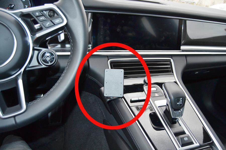 Brodit Auto-Halterung, Autolüftungsmontage, für Smartphone, Navigator, Tablet/UMPC – Schwarz, ABS/Acetal