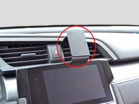 Brodit ProClip – Auto-Halterung – Lüftungsschlitz – für Honda Civic (2016–2022) – Schwarz