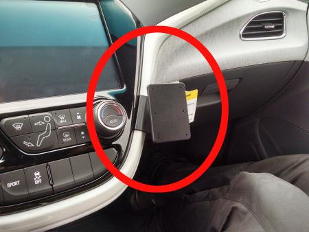 Brodit Auto-Halterung, Clip-Montage – für Chevrolet Bolt 2018–2022, Opel Ampera-e 2018–2022 – Schwarz