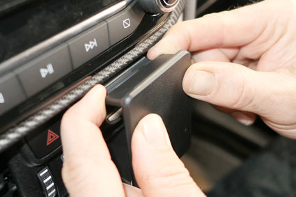 Brodit Auto-Halterung, Lüftung, passiv, senkrecht – universal – Schwarz, ABS