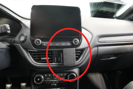 Brodit Auto-Halterung, Lüftung, passiv, senkrecht – universal – Schwarz, ABS