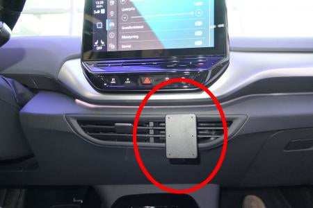 Brodit ProClip – Auto-Halterung (passiv) – Lüftungsschlitz – für Volkswagen ID.4 (21–22) – Schwarz
