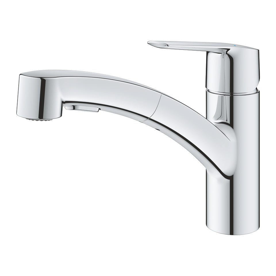 GROHE Start Badebatterie – Einhebelmischer, Messing, Standmontage, Chrom