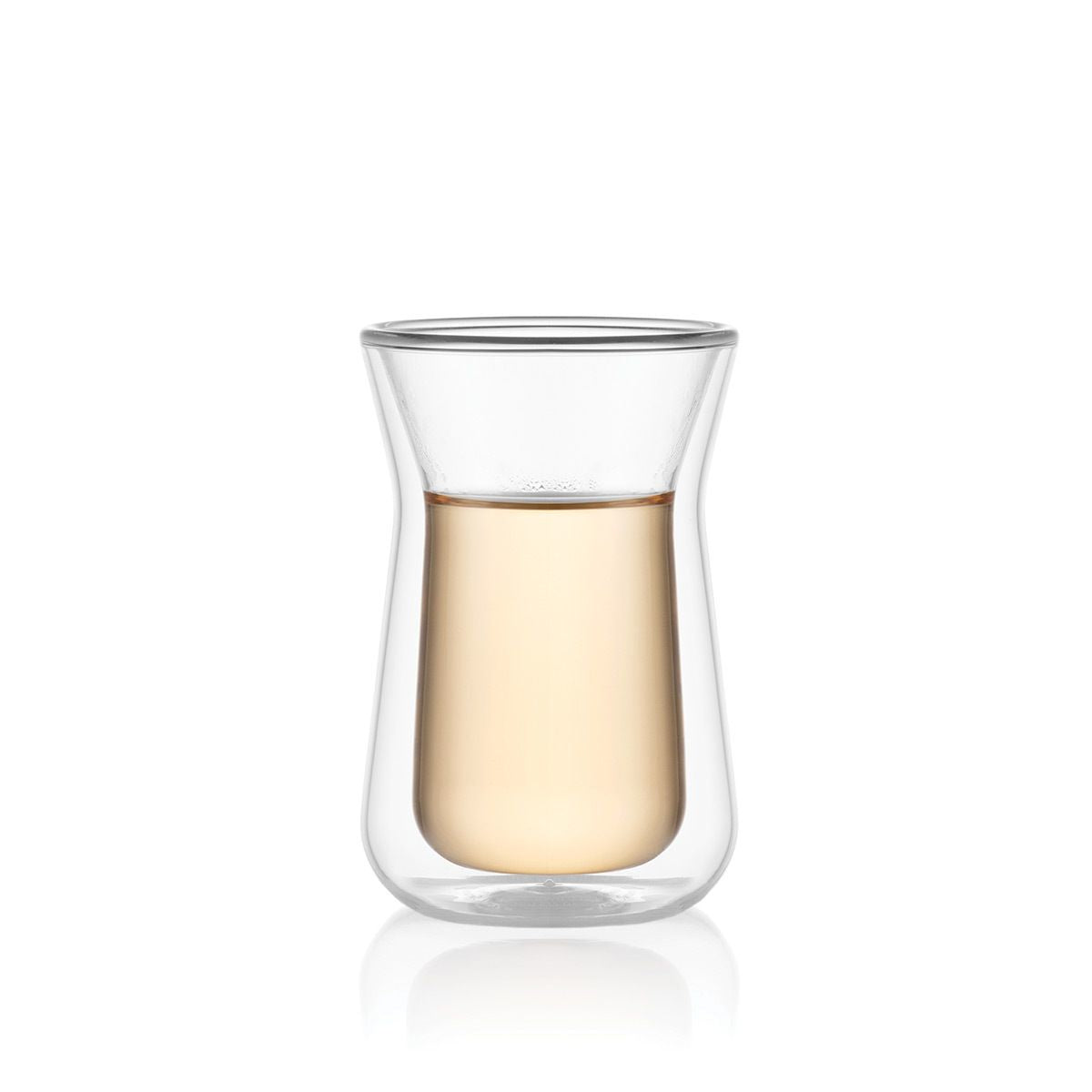 Bodum Melior Teetasse – 2er Set, 100 ml, Ø 5,9 cm, Borosilikatglas, doppelwandig