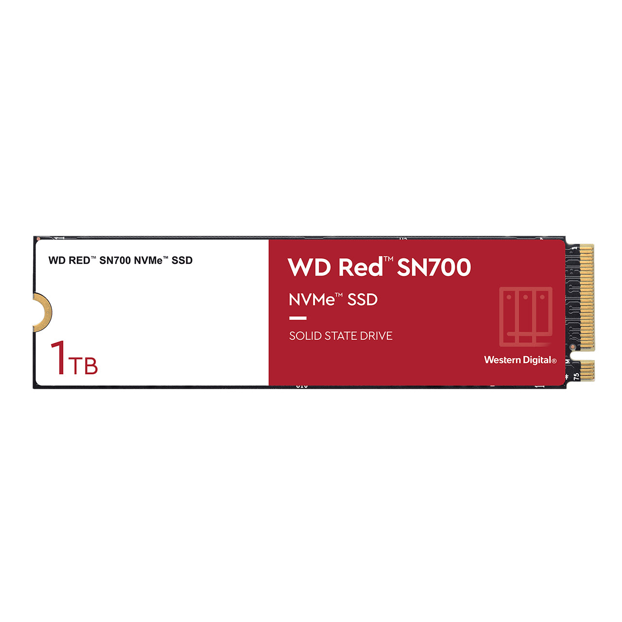 Western Digital Red SN700 1 TB – M.2 2280, PCIe 3.0 NVMe, 3430/3000 MB/s