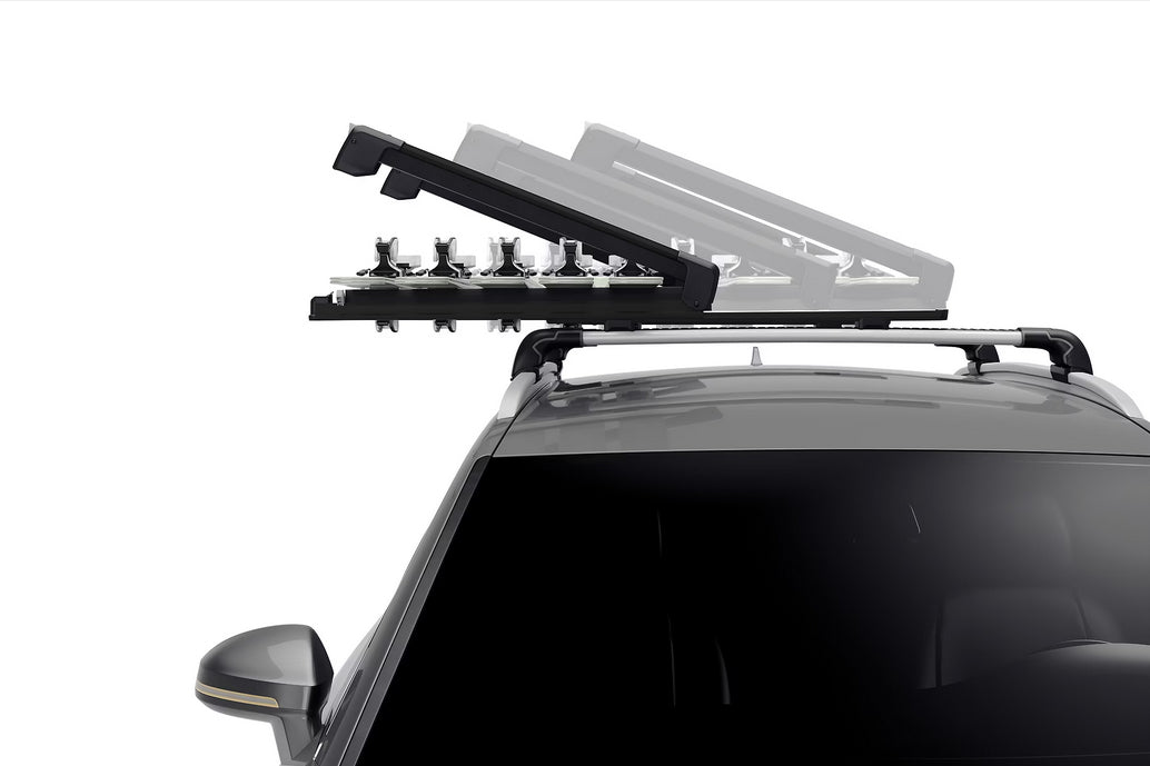 Thule Snowpack Extender – Dachträger – für WingBar/SlideBar – bis 5 Skier/2 Snowboards – schwarz