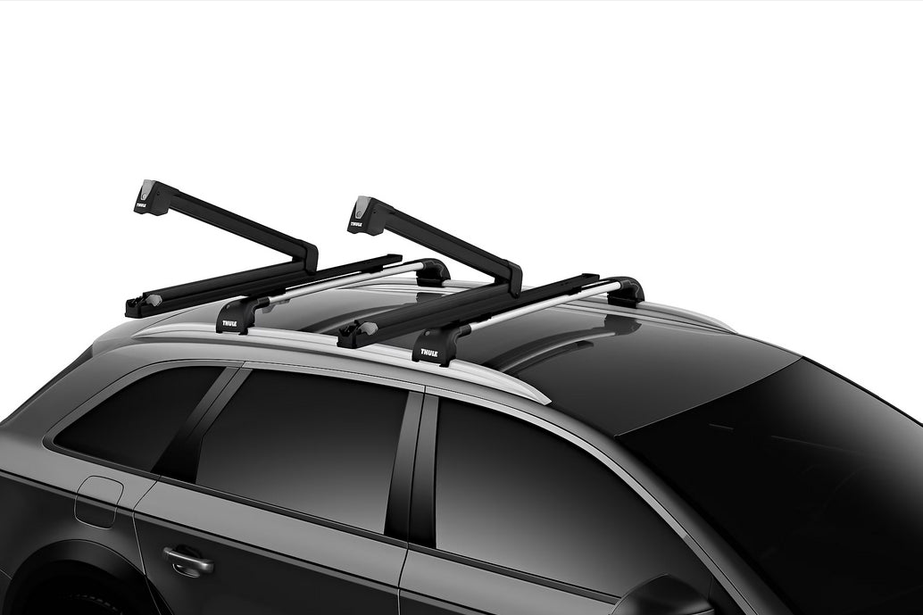 Thule Snowpack Extender – Dachträger – für WingBar/SlideBar – bis 5 Skier/2 Snowboards – schwarz