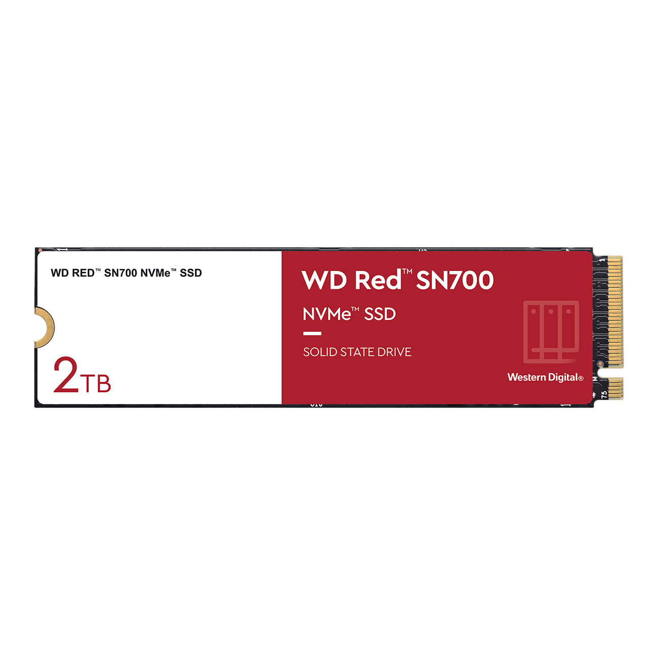Western Digital Red SN700 2 TB – M.2 2280, PCIe 3.0 NVMe, 3400/2900 MB/s