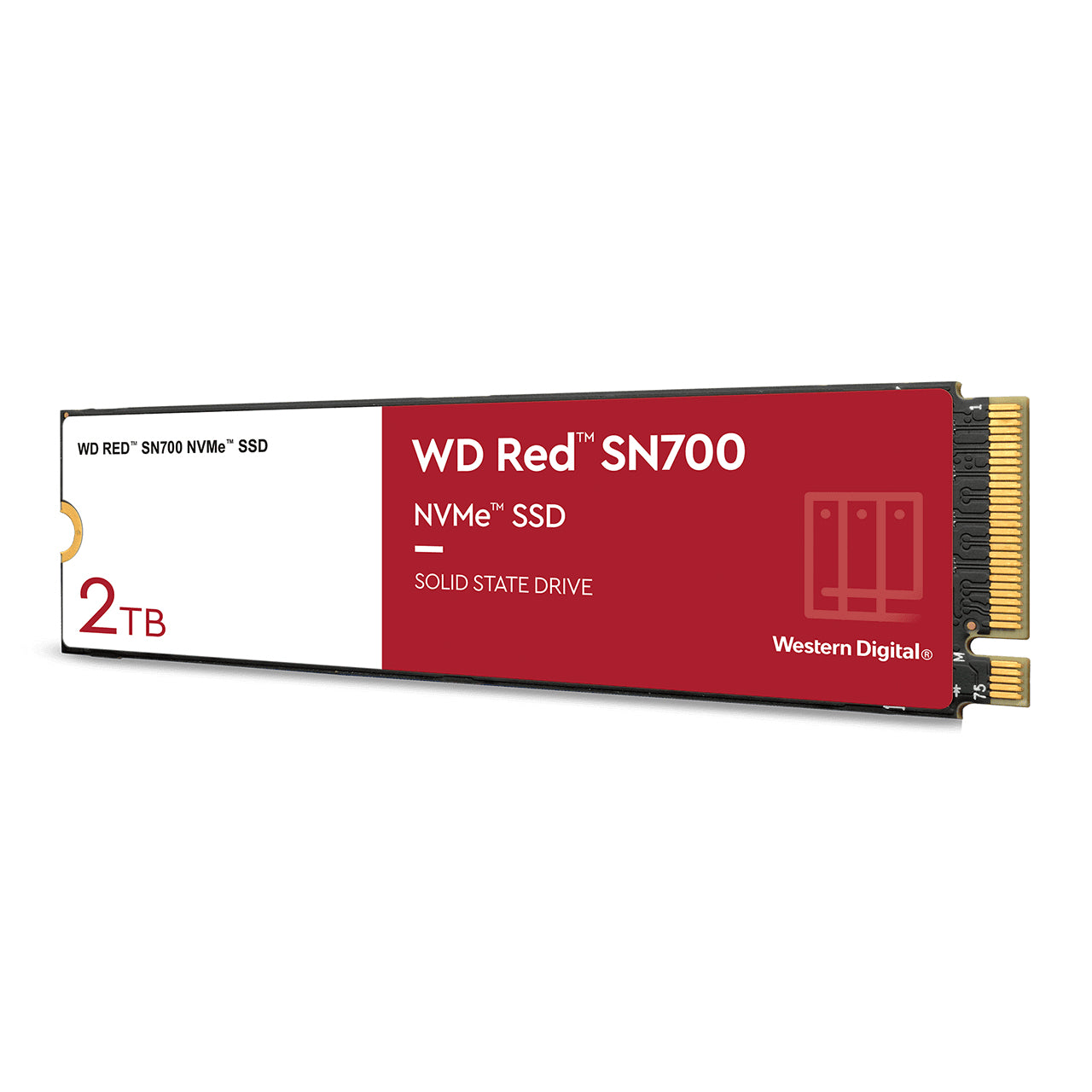 Western Digital Red SN700 2 TB – M.2 2280, PCIe 3.0 NVMe, 3400/2900 MB/s