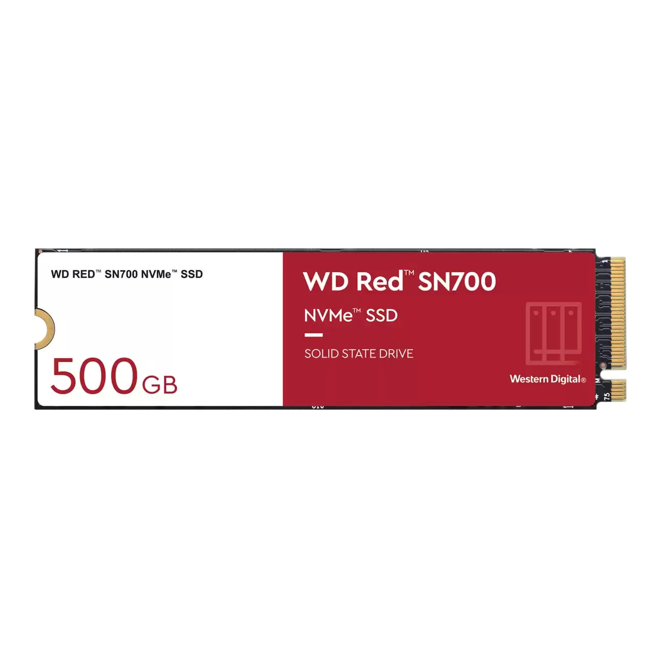 Western Digital WD Red SN700 500 GB – M.2 2280, PCIe 3.0 NVMe, 3430/2600 MB/s, für NAS