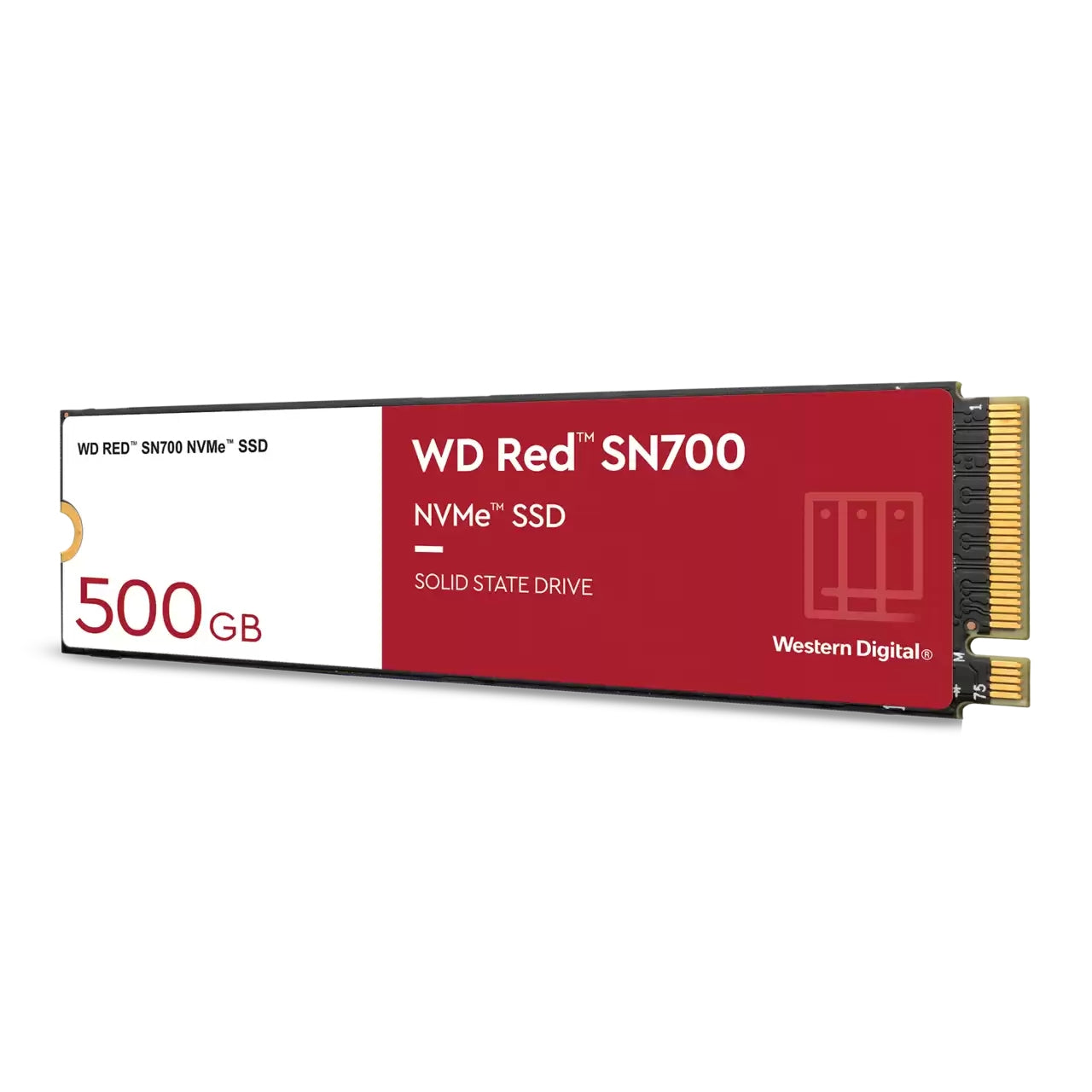 Western Digital WD Red SN700 500 GB – M.2 2280, PCIe 3.0 NVMe, 3430/2600 MB/s, für NAS