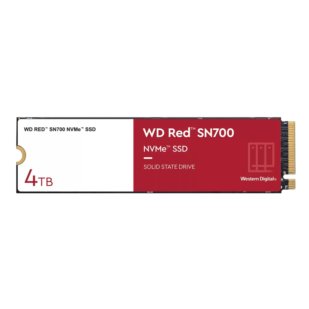 Western Digital Red SN700 NAS M.2 – 4 TB, NVMe M.2 2280